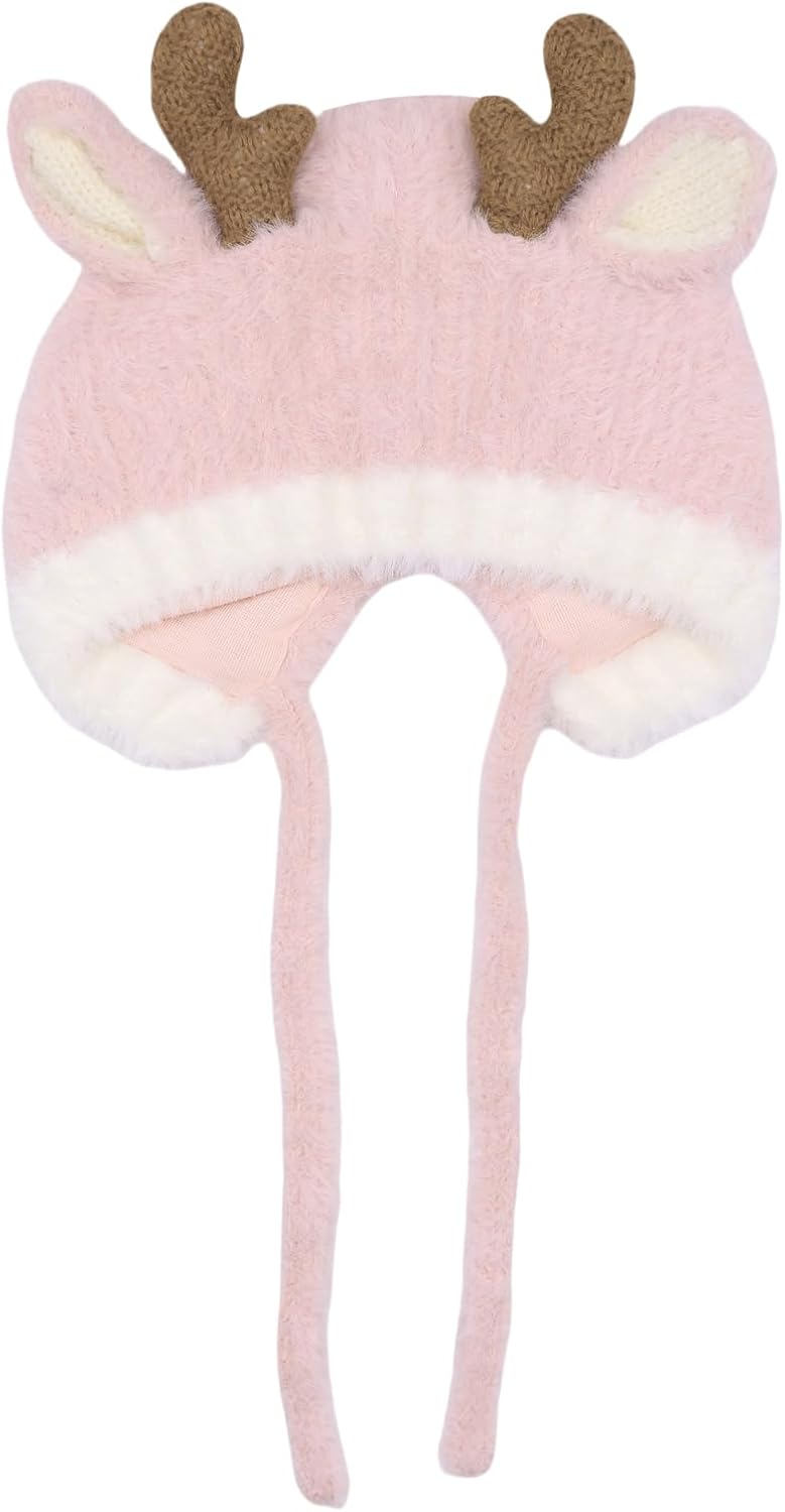 MINGSEECESS Kids Knitted Beanie Hat Cute Frog Cartoon Winter Warmer Cap with Big Eyes for Baby Boys Girls - Image 3